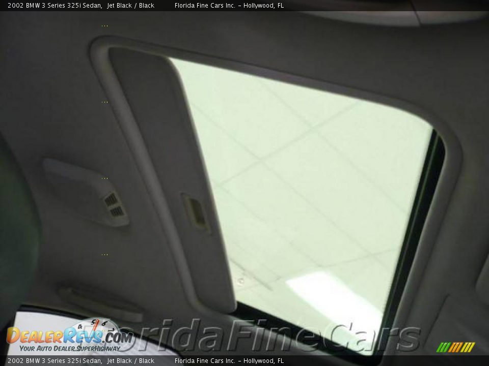 2002 BMW 3 Series 325i Sedan Jet Black / Black Photo #19
