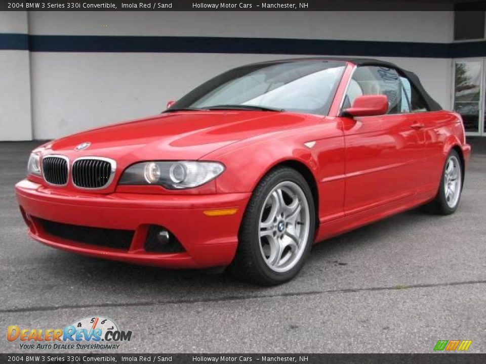 2004 BMW 3 Series 330i Convertible Imola Red / Sand Photo #1