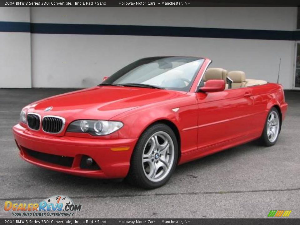 2004 BMW 3 Series 330i Convertible Imola Red / Sand Photo #2