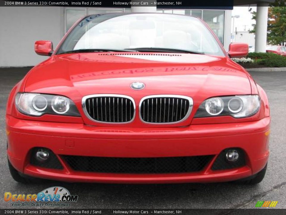 2004 BMW 3 Series 330i Convertible Imola Red / Sand Photo #3