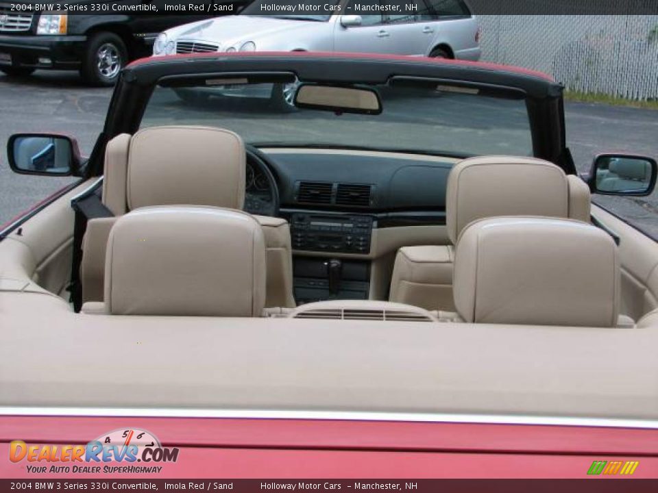 2004 BMW 3 Series 330i Convertible Imola Red / Sand Photo #6