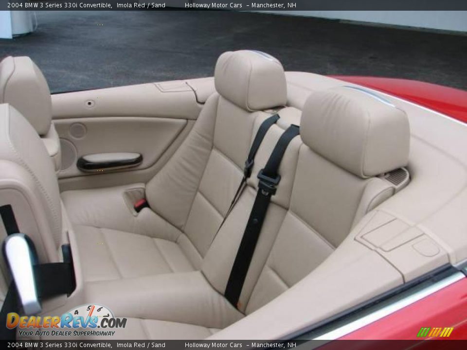 2004 BMW 3 Series 330i Convertible Imola Red / Sand Photo #7