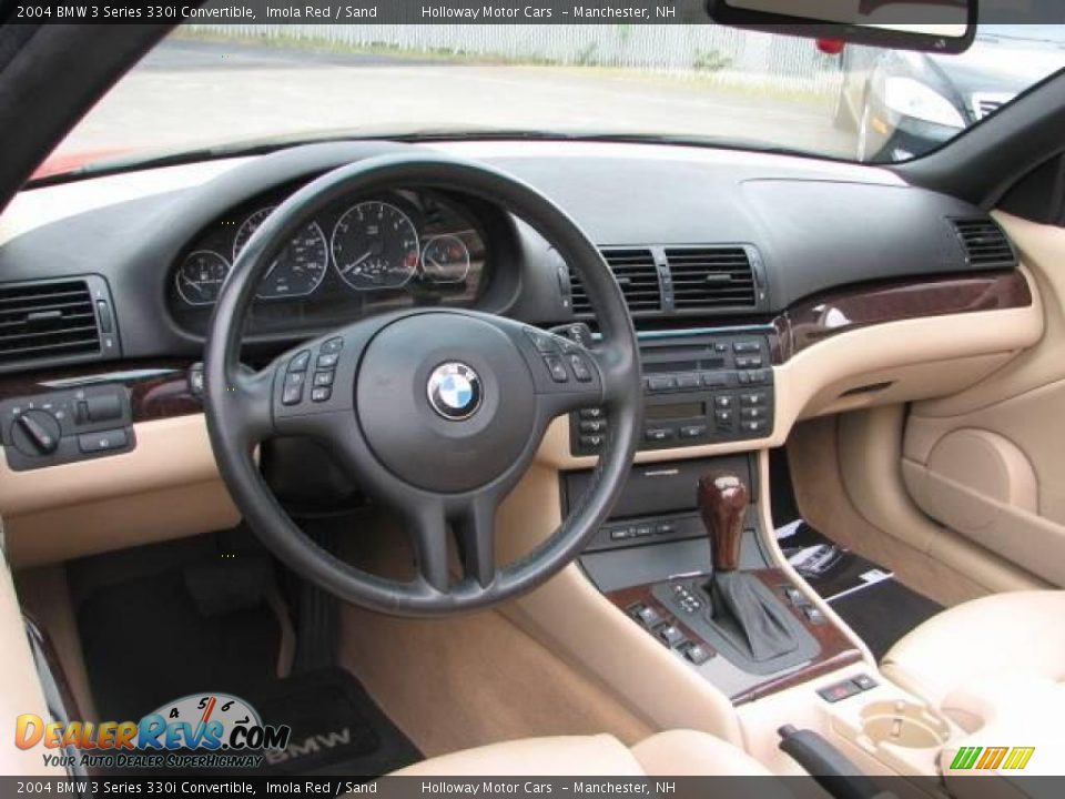 2004 BMW 3 Series 330i Convertible Imola Red / Sand Photo #8