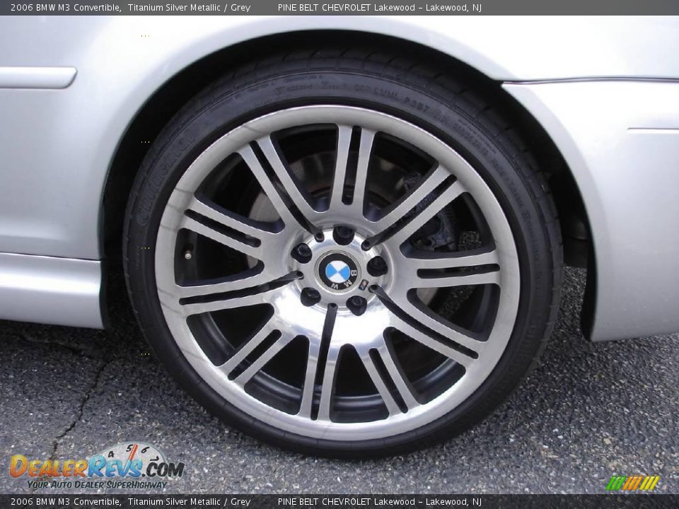 2006 BMW M3 Convertible Titanium Silver Metallic / Grey Photo #8