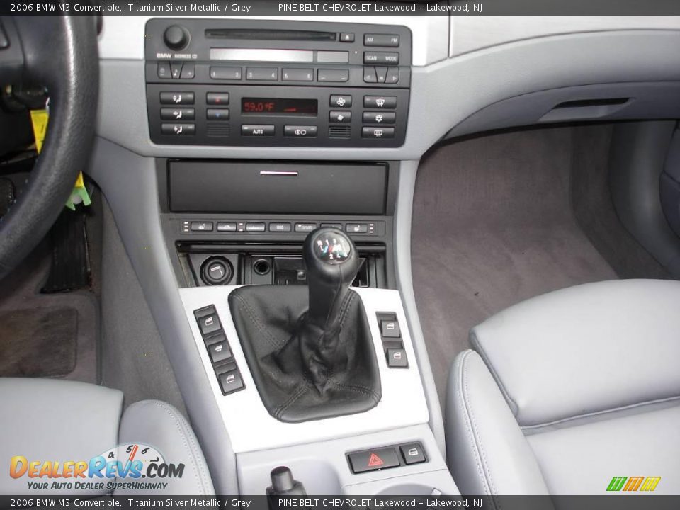 2006 BMW M3 Convertible Titanium Silver Metallic / Grey Photo #17