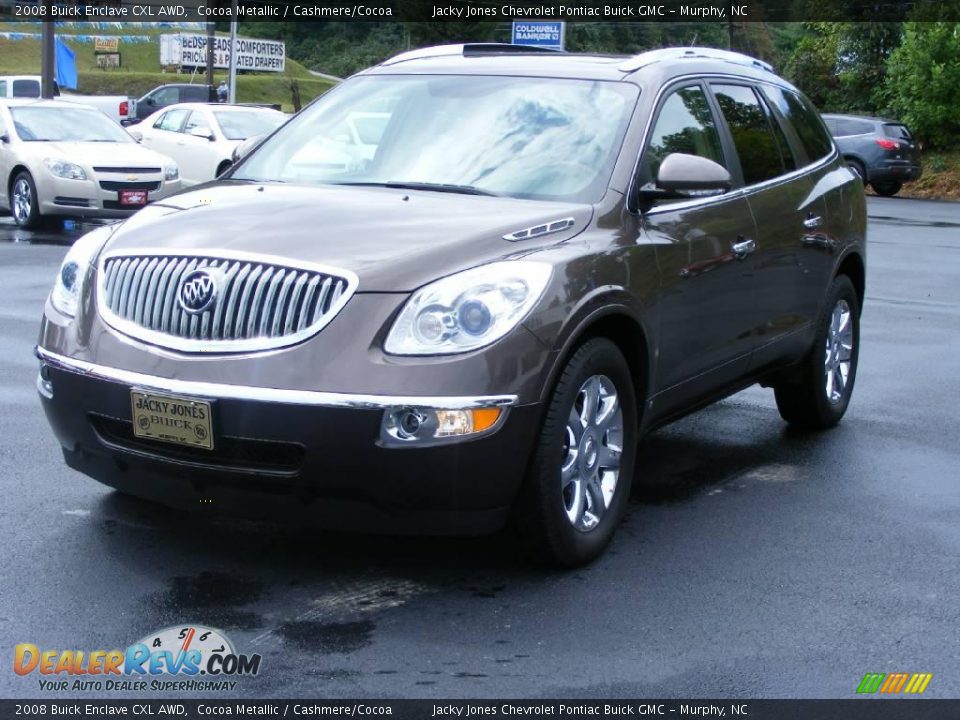 2008 Buick Enclave CXL AWD Cocoa Metallic / Cashmere/Cocoa Photo #4