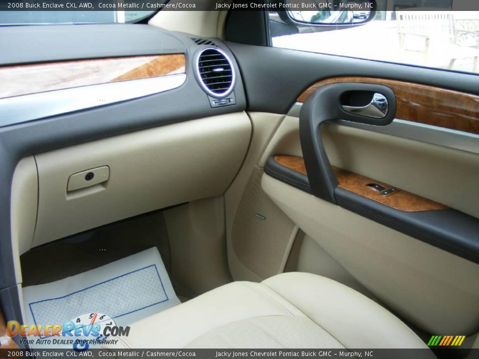 2008 Buick Enclave CXL AWD Cocoa Metallic / Cashmere/Cocoa Photo #20