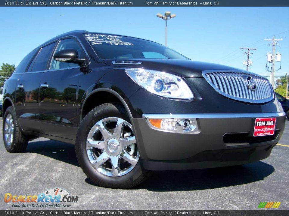 2010 Buick Enclave CXL Carbon Black Metallic / Titanium/Dark Titanium Photo #1