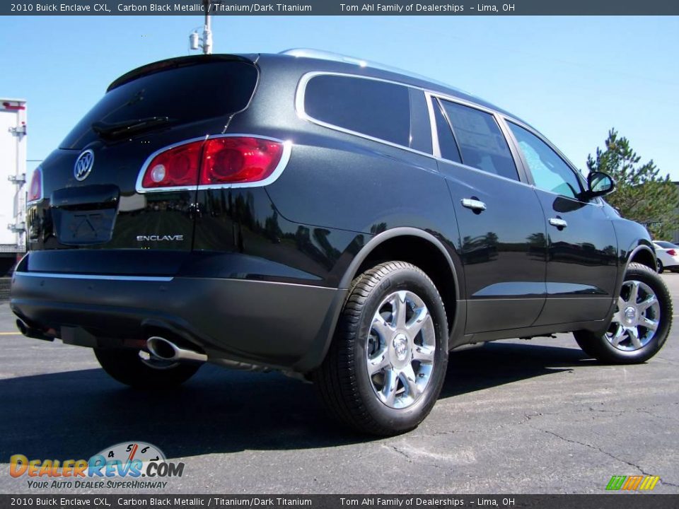 2010 Buick Enclave CXL Carbon Black Metallic / Titanium/Dark Titanium Photo #7