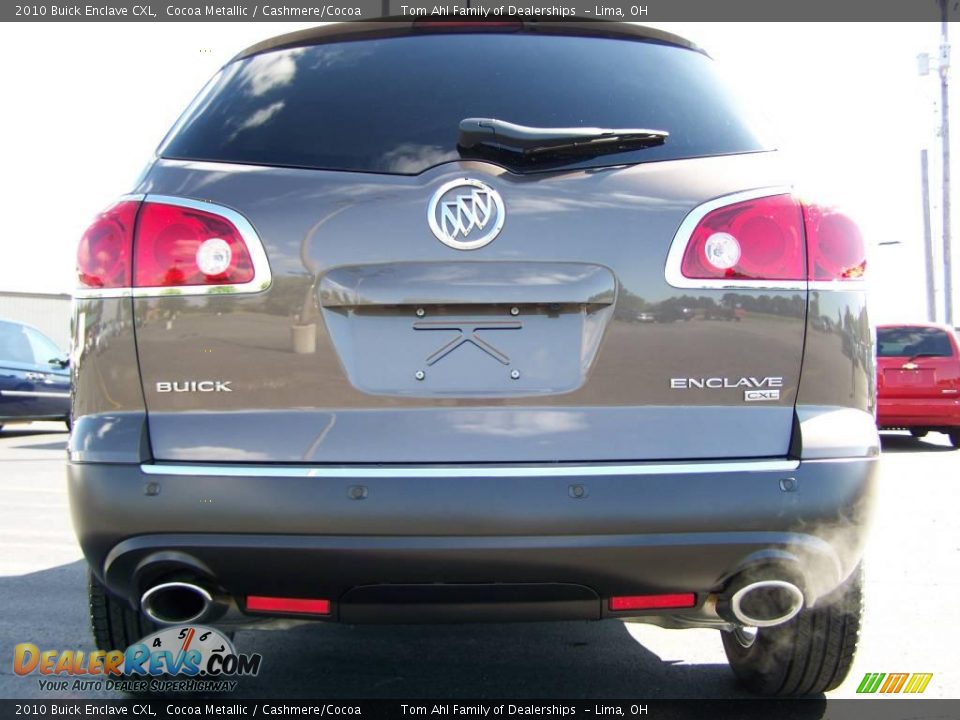 2010 Buick Enclave CXL Cocoa Metallic / Cashmere/Cocoa Photo #6