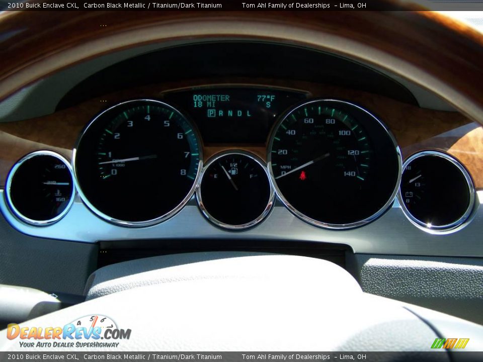 2010 Buick Enclave CXL Carbon Black Metallic / Titanium/Dark Titanium Photo #20