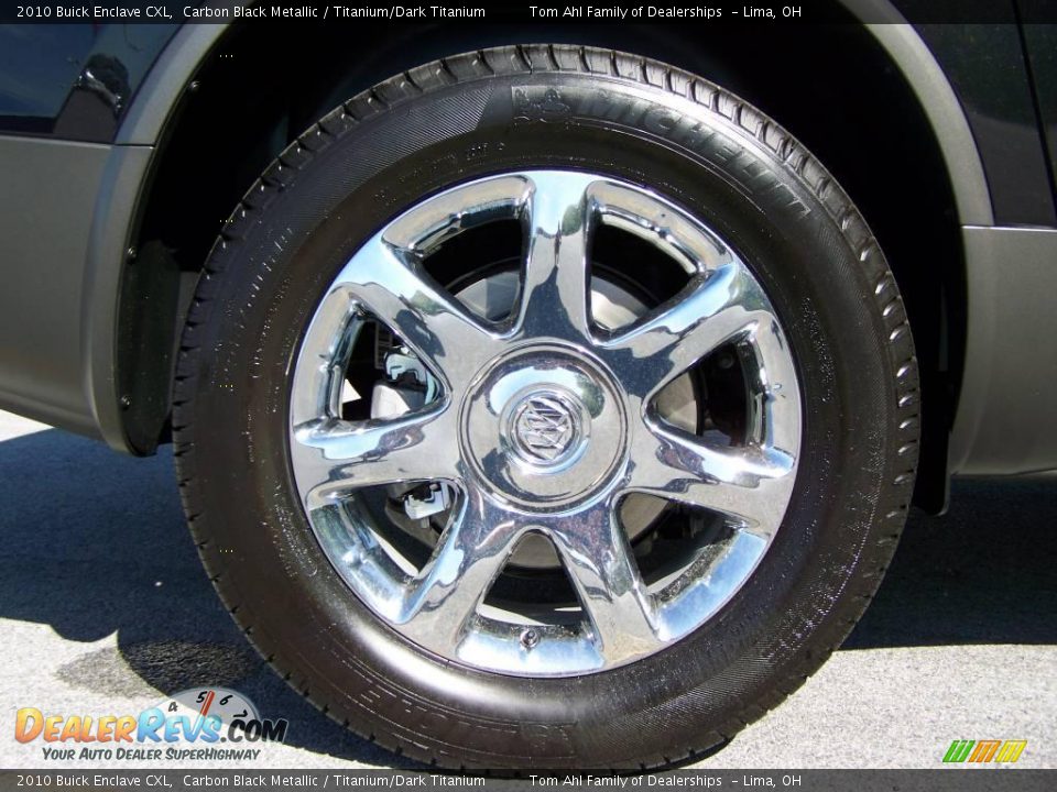 2010 Buick Enclave CXL Carbon Black Metallic / Titanium/Dark Titanium Photo #8