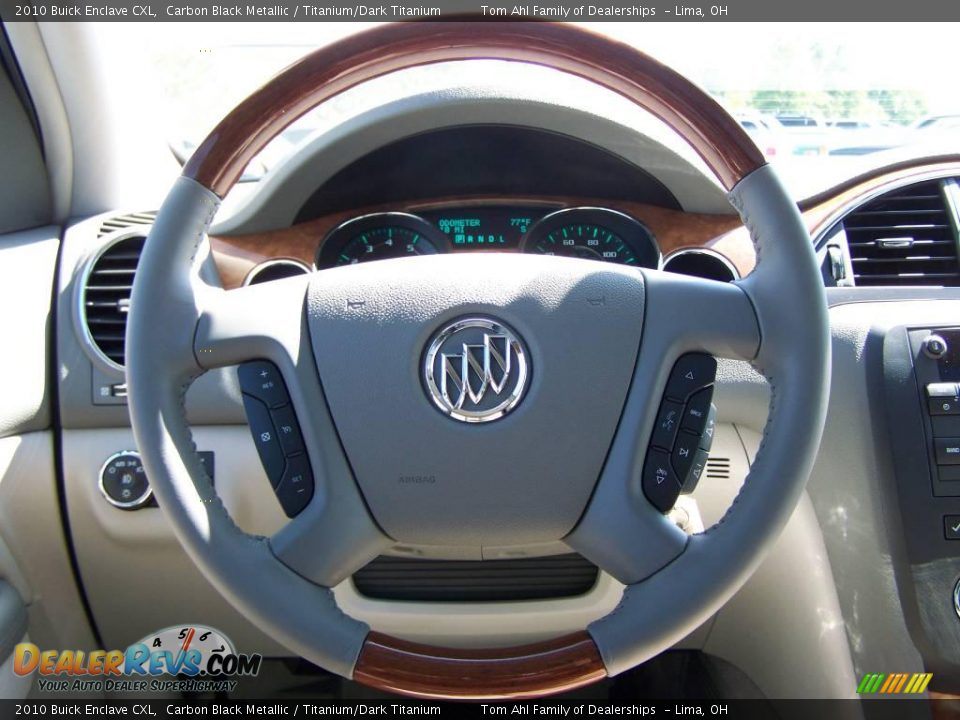 2010 Buick Enclave CXL Carbon Black Metallic / Titanium/Dark Titanium Photo #21