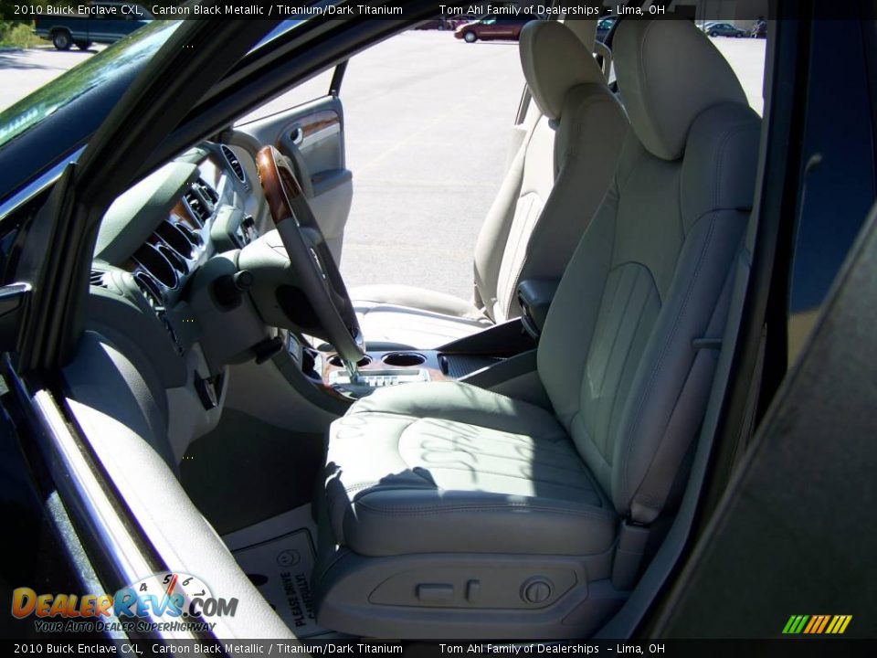 2010 Buick Enclave CXL Carbon Black Metallic / Titanium/Dark Titanium Photo #9