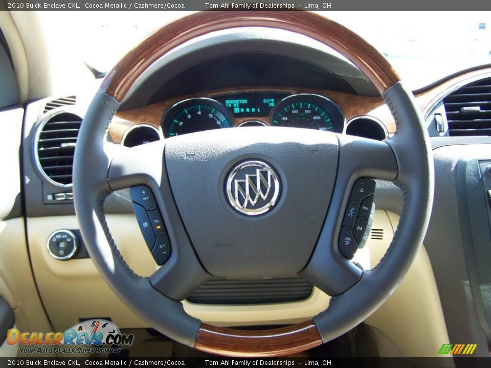 2010 Buick Enclave CXL Cocoa Metallic / Cashmere/Cocoa Photo #19