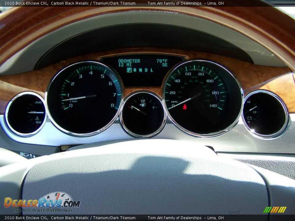 2010 Buick Enclave CXL Carbon Black Metallic / Titanium/Dark Titanium Photo #18
