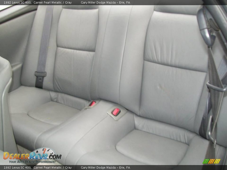 1992 Lexus SC 400 Garnet Pearl Metallic / Gray Photo #13