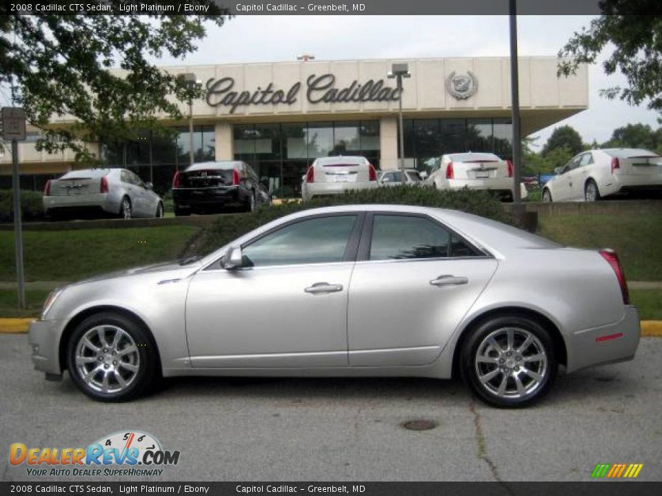 2008 Cadillac CTS Sedan Light Platinum / Ebony Photo #1