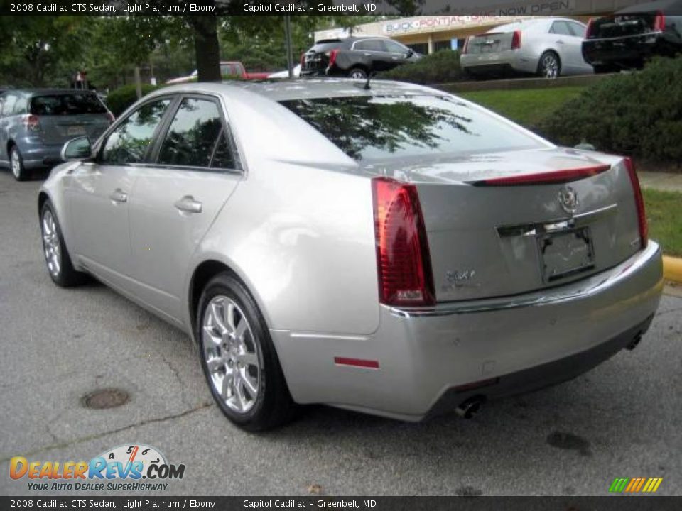 2008 Cadillac CTS Sedan Light Platinum / Ebony Photo #2