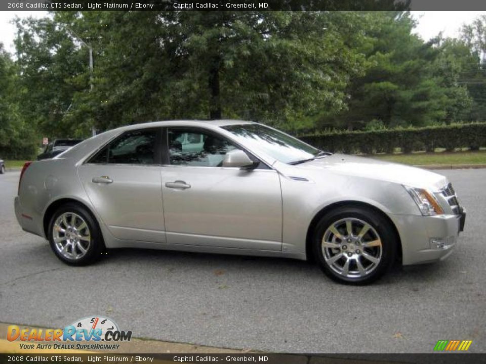 2008 Cadillac CTS Sedan Light Platinum / Ebony Photo #5