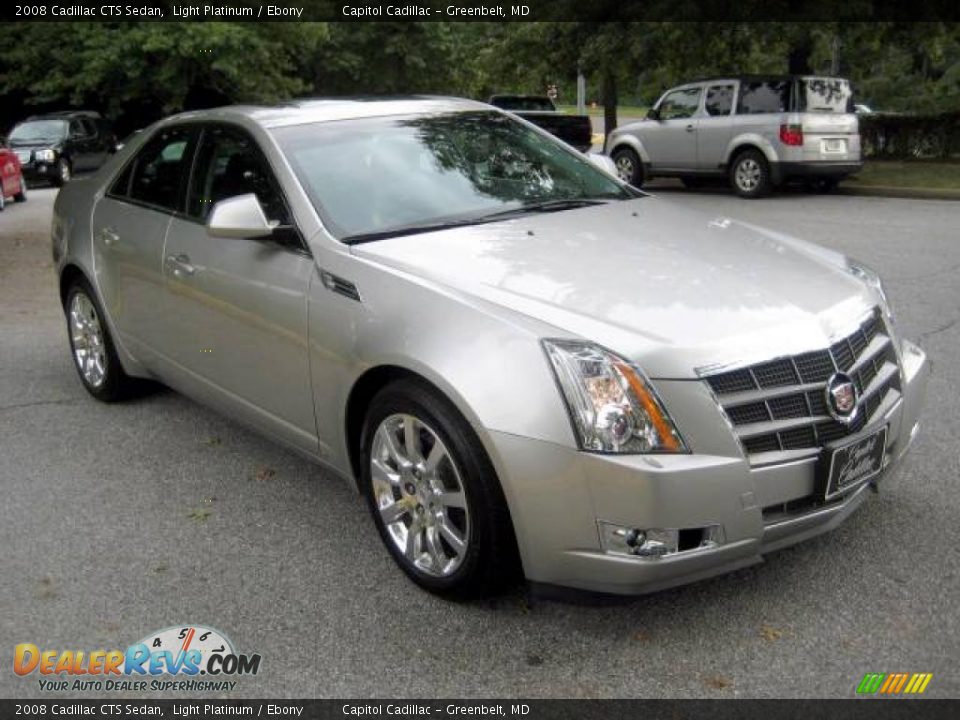 2008 Cadillac CTS Sedan Light Platinum / Ebony Photo #6