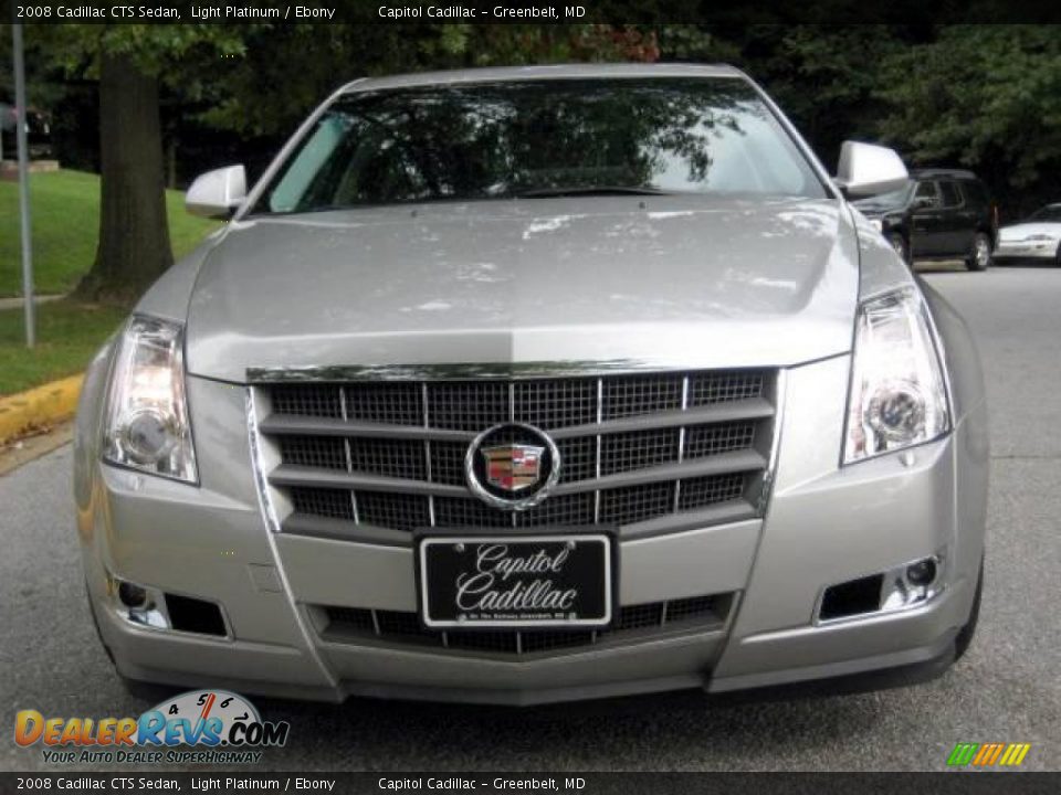 2008 Cadillac CTS Sedan Light Platinum / Ebony Photo #7