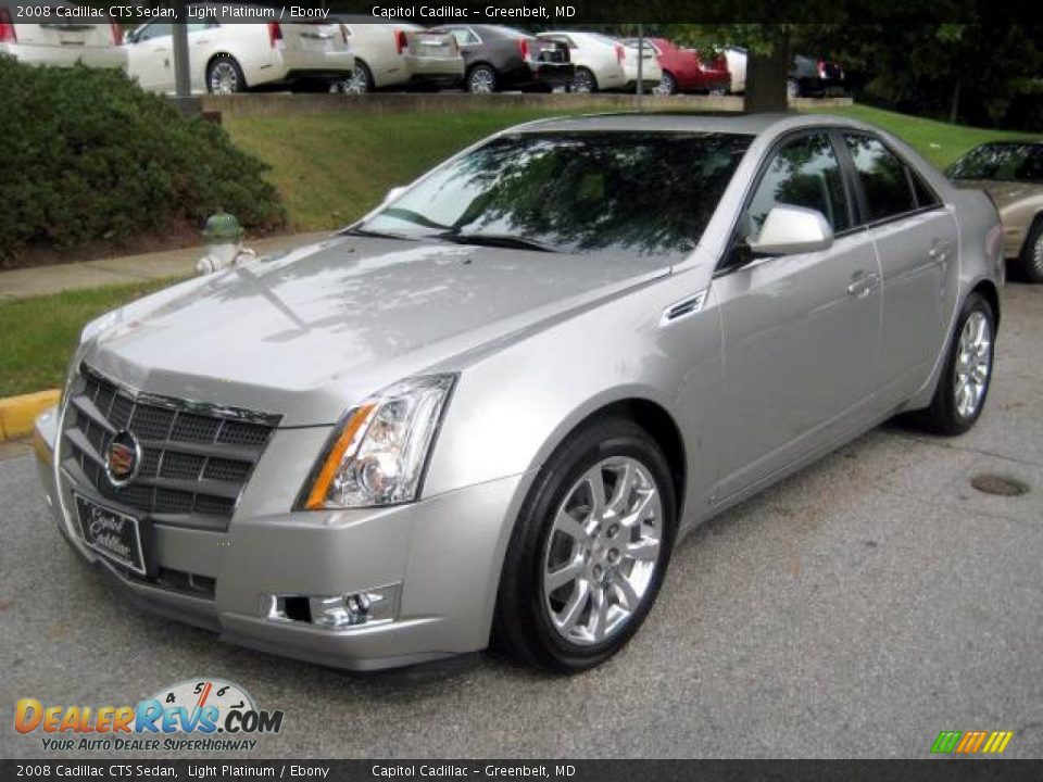 2008 Cadillac CTS Sedan Light Platinum / Ebony Photo #8