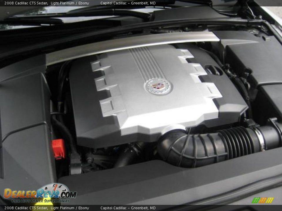 2008 Cadillac CTS Sedan Light Platinum / Ebony Photo #10