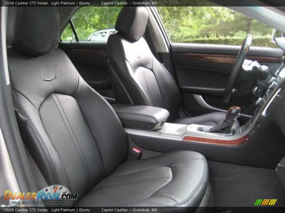 2008 Cadillac CTS Sedan Light Platinum / Ebony Photo #12
