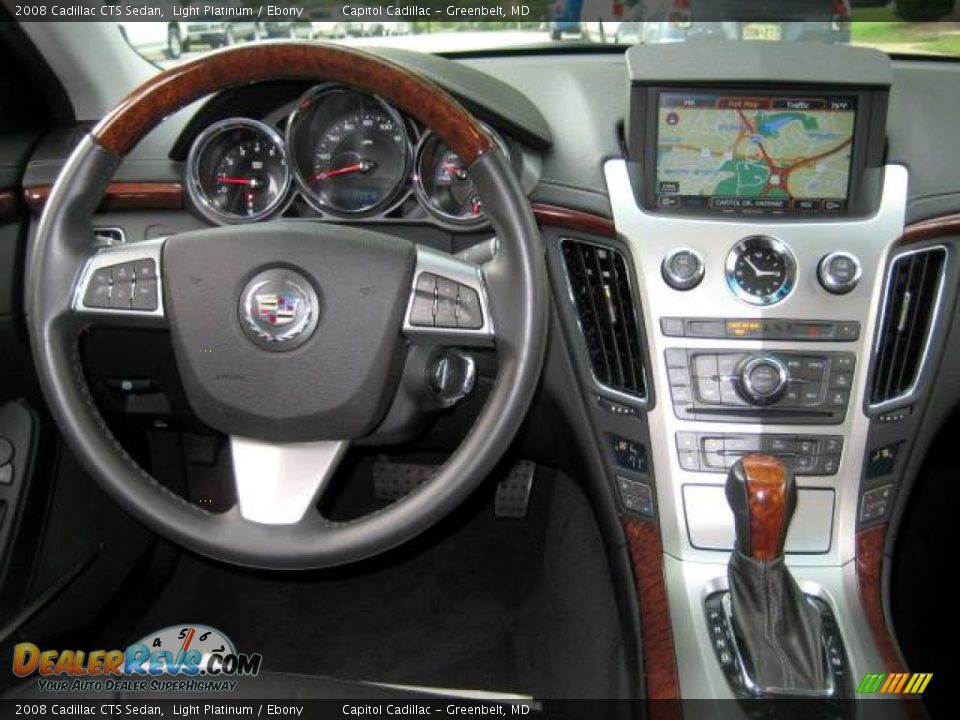 2008 Cadillac CTS Sedan Light Platinum / Ebony Photo #14