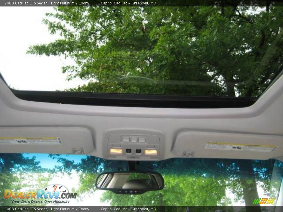 2008 Cadillac CTS Sedan Light Platinum / Ebony Photo #15