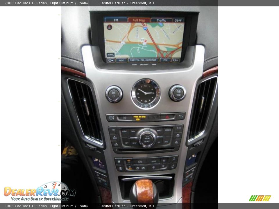 2008 Cadillac CTS Sedan Light Platinum / Ebony Photo #17