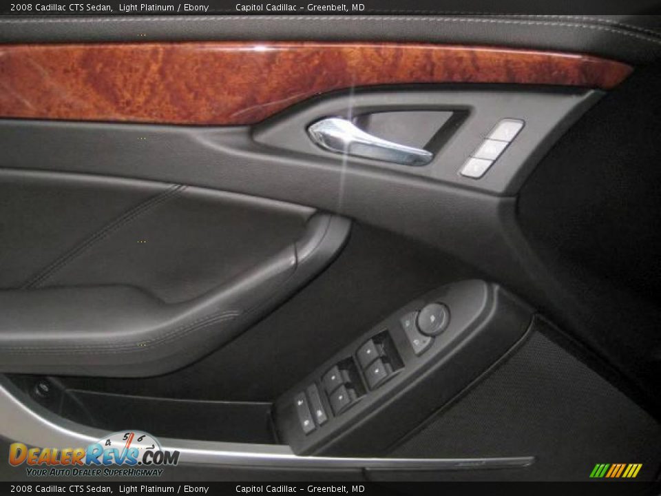2008 Cadillac CTS Sedan Light Platinum / Ebony Photo #20