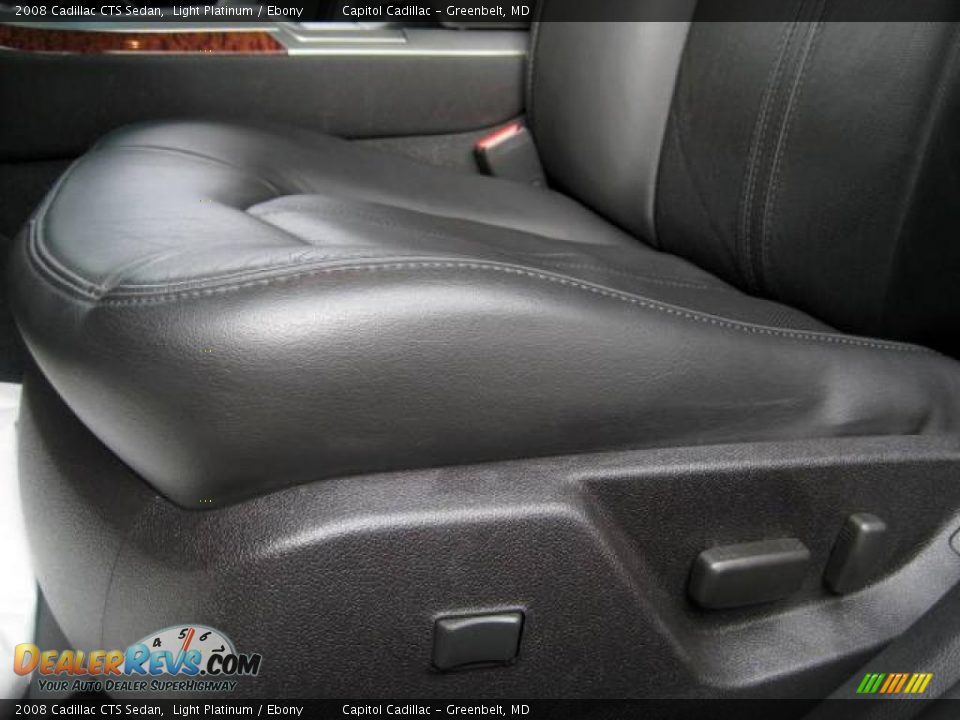 2008 Cadillac CTS Sedan Light Platinum / Ebony Photo #21