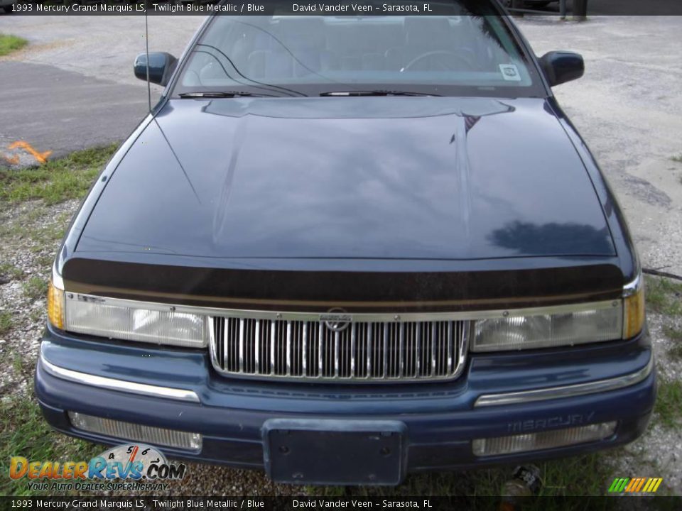 1993 Mercury Grand Marquis LS Twilight Blue Metallic / Blue Photo #2