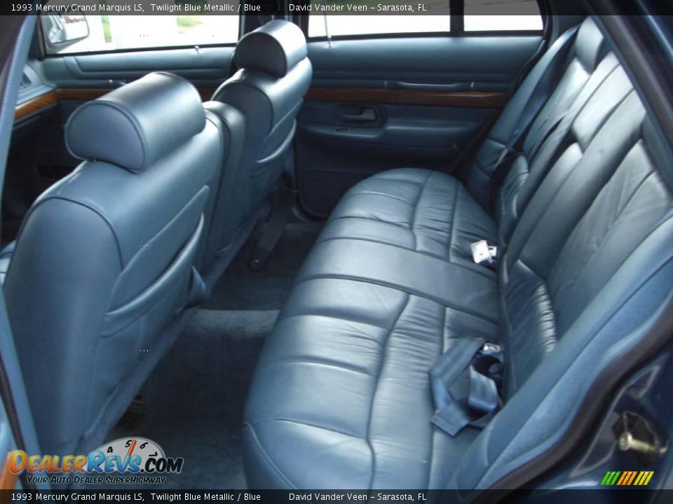 1993 Mercury Grand Marquis LS Twilight Blue Metallic / Blue Photo #11