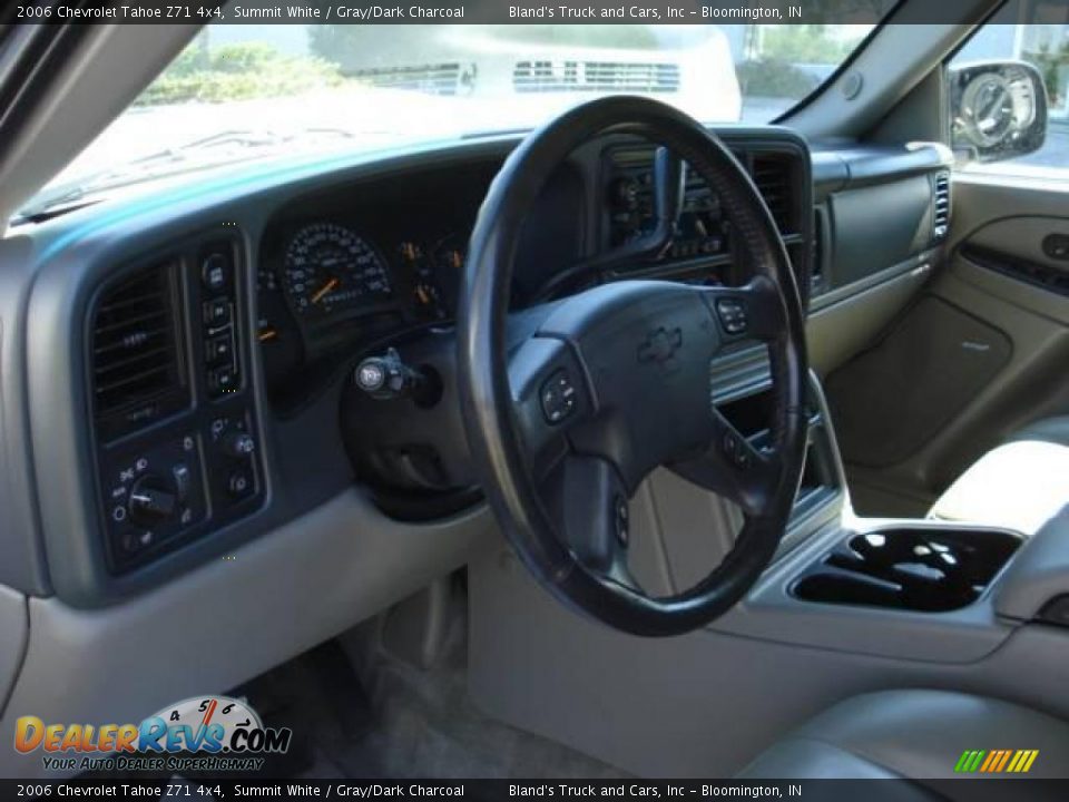 2006 Chevrolet Tahoe Z71 4x4 Summit White / Gray/Dark Charcoal Photo #5