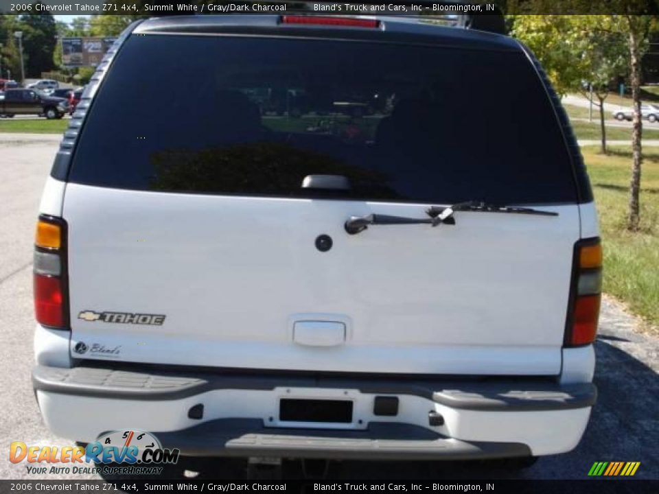 2006 Chevrolet Tahoe Z71 4x4 Summit White / Gray/Dark Charcoal Photo #13