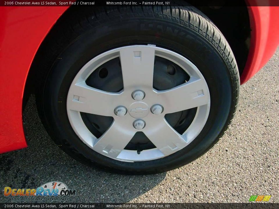 2006 Chevrolet Aveo LS Sedan Sport Red / Charcoal Photo #6