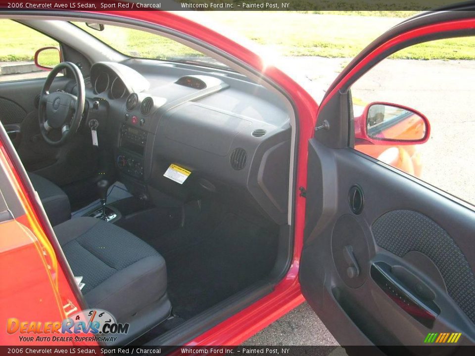 2006 Chevrolet Aveo LS Sedan Sport Red / Charcoal Photo #8
