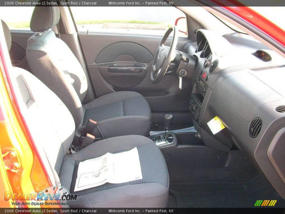 2006 Chevrolet Aveo LS Sedan Sport Red / Charcoal Photo #10