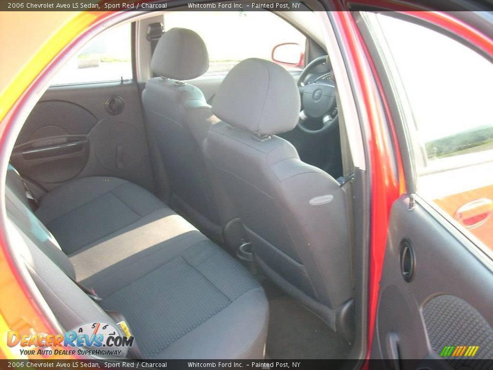 2006 Chevrolet Aveo LS Sedan Sport Red / Charcoal Photo #12