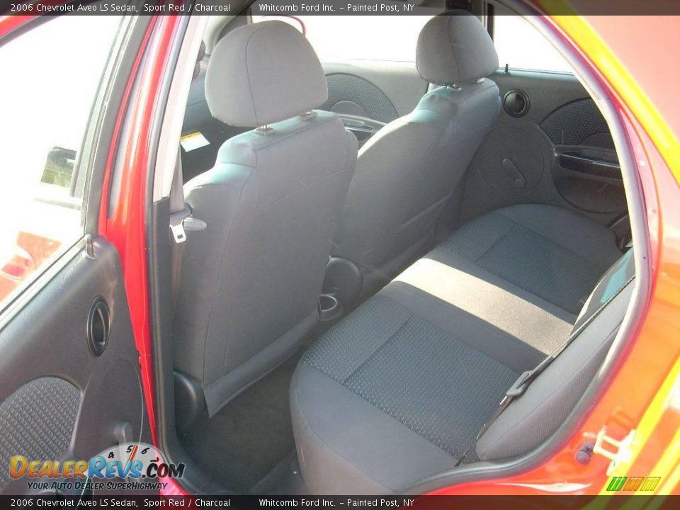 2006 Chevrolet Aveo LS Sedan Sport Red / Charcoal Photo #19