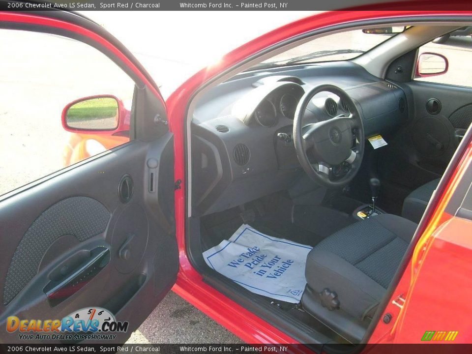 2006 Chevrolet Aveo LS Sedan Sport Red / Charcoal Photo #20