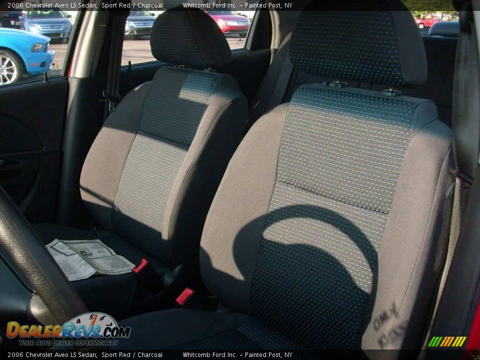 2006 Chevrolet Aveo LS Sedan Sport Red / Charcoal Photo #22