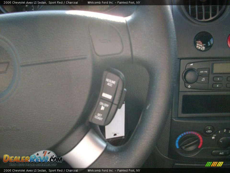 2006 Chevrolet Aveo LS Sedan Sport Red / Charcoal Photo #26
