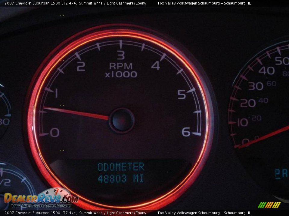 2007 Chevrolet Suburban 1500 LTZ 4x4 Summit White / Light Cashmere/Ebony Photo #21