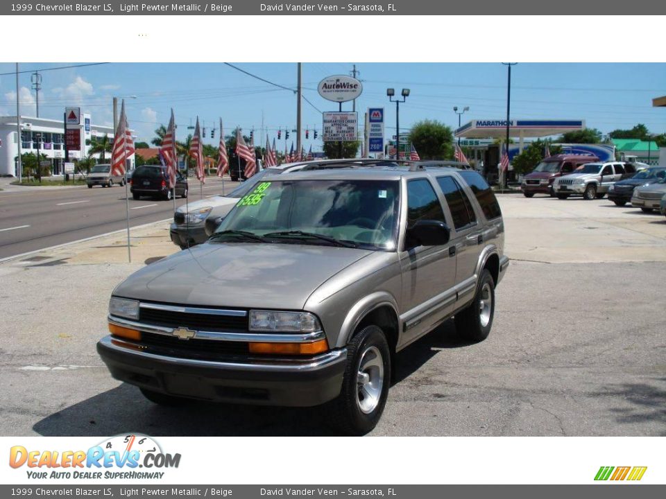 1999 Chevrolet Blazer LS Light Pewter Metallic / Beige Photo #1