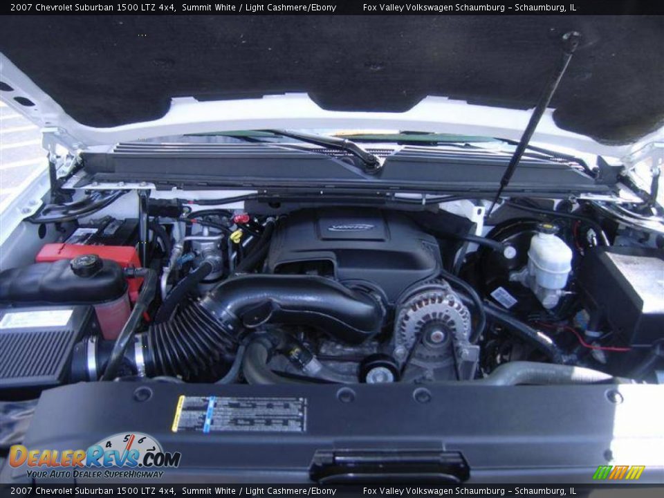 2007 Chevrolet Suburban 1500 LTZ 4x4 Summit White / Light Cashmere/Ebony Photo #26