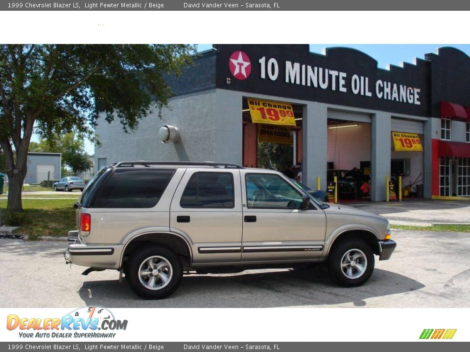 1999 Chevrolet Blazer LS Light Pewter Metallic / Beige Photo #6